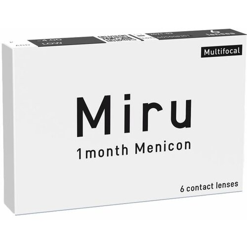    Menicon Miru 1month Multifocal, 6 ., R 8,6, D -7, ADD: , , 1 .,  