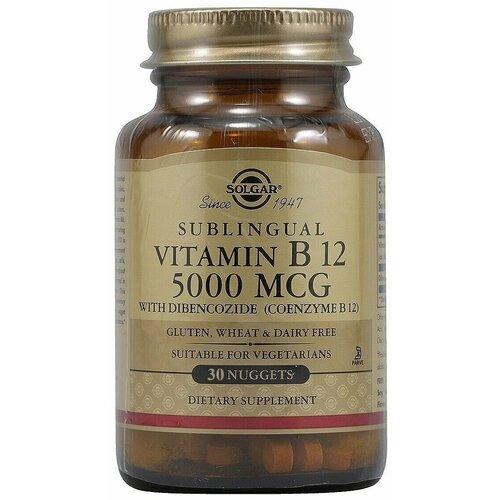 ���� Solgar Vitamin B12 Megasorb 5000 mcg (30 �������), ������ ������