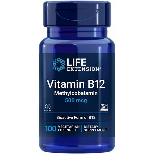 ���� �������� Life Extension Vitamin B12, 50 �, 500 ���, 100 ��., ������ ������