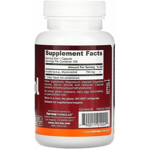  Jarrow Formulas Inositol () 750  100     -     , -  