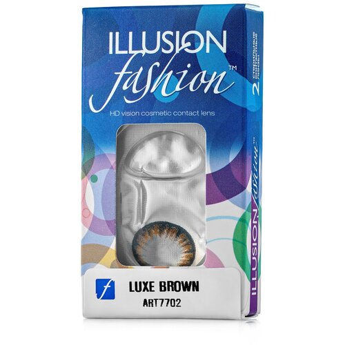    ILLUSION Fashion Luxe, 2 ., R 8,6, D -5,5, brown,  