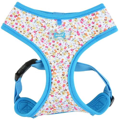   Puppia Wildflower harness A,   40  , sky blue, L   -     , -  