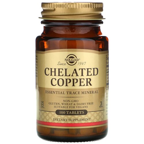  Solgar Chelated Copper  , 100    -     , -  