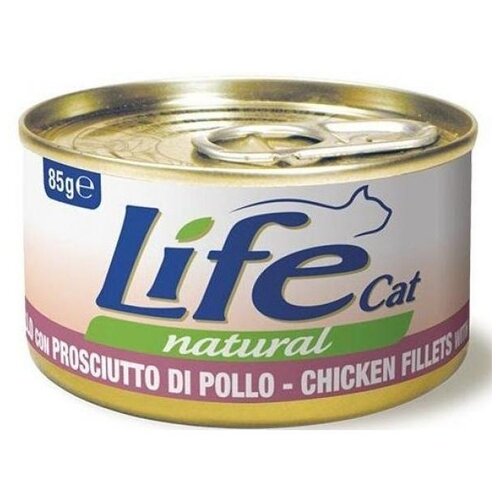  Lifecat chicken with ham 85g -         85 . 124 (2 )   -     , -,   