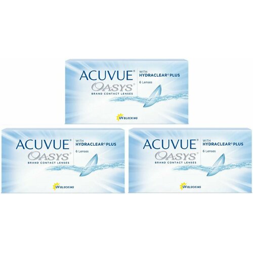 ���� ���������� ����� ACUVUE OASYS with Hydraclear Plus, 6 ��., R 8,8, D -9,5, 3 ��., ������ ������