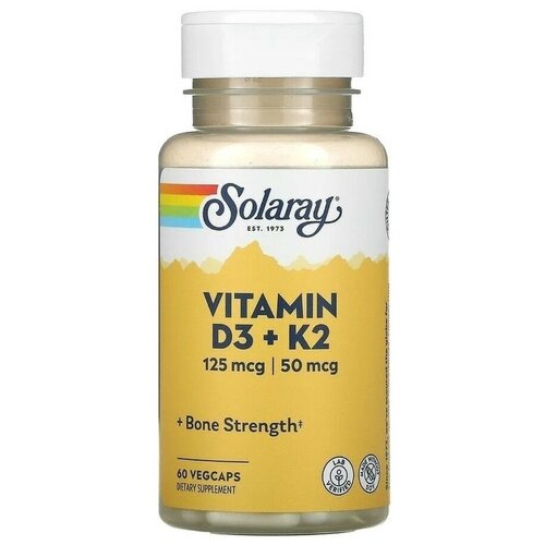  Solaray Vitamin D3 + K2 60     -     , -  