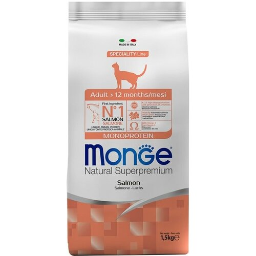      Monge SL Monoprotein Adult Salmon   1.5   -     , -  