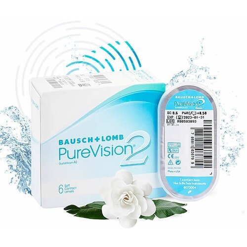    Bausch & Lomb PureVision 2 HD., 6 ., R 8,6, D -11,5,  