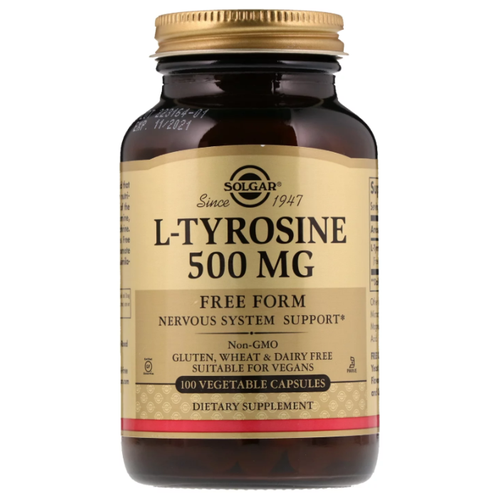 ���� Solgar L-Tyrosine ����., 500 ��, 380 �, 100 ��., ������ ������