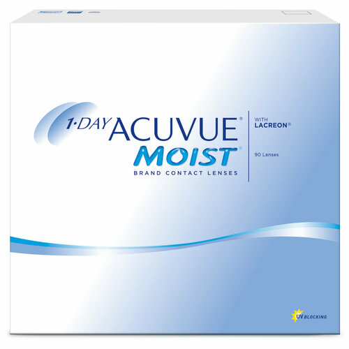    ACUVUE 1-DAY MOIST with Lacreon, 90 ., R 8,5, D +4,75   -     , -  