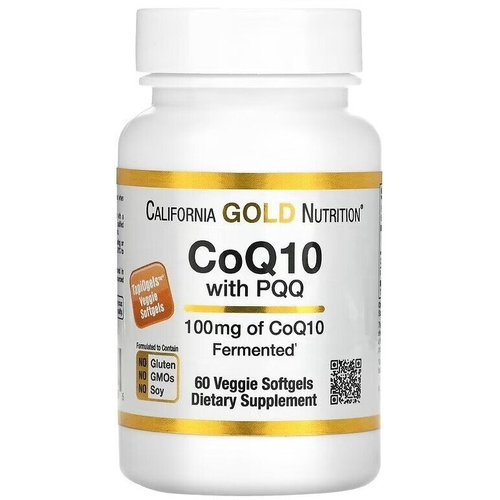 ���� CoQ10 with PQQ (California Gold Nutrition) ���. ����., 60 �, 60 ��., ������ ������
