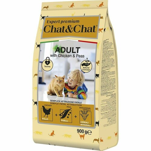    Chat&Chat Expert Premium Adult with chicken & peas,       , 900   -     , -  