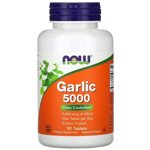 ���� �������� NOW Garlic 5000, 140 �, 5000 ���, 90 ��., ������ ������