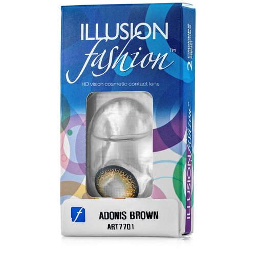    ILLUSION Fashion Adonis, 2 ., R 8,6, D -0,5, brown   -     , -  