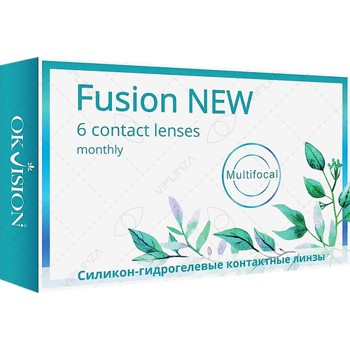 ���� ���������� ����� OKVision Fusion New Multifocal, 6 ��., R 8,6, D -3,25, ADD: �������, ADD: +2.00 D, ������ ������