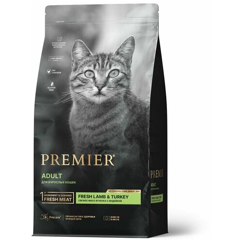      Premier cat Lamb&Turkey ADULT (      ) 400 .   -     , -  