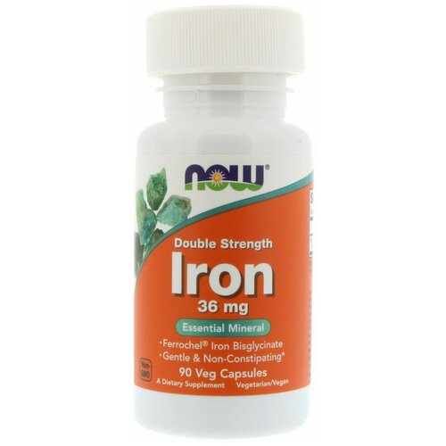  NOW Iron Chelate 36 mg 90 caps /    36  90    -     , -  