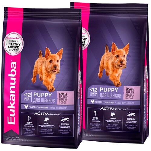  EUKANUBA PUPPY & JUNIOR SMALL BREED     (0,8 + 0,8 )   -     , -  