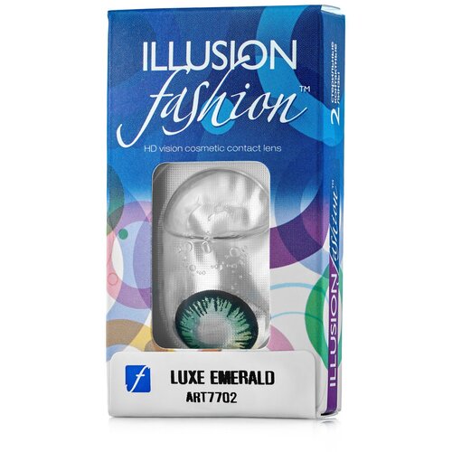    ILLUSION Fashion Luxe, 2 ., R 8,6, D -6, Emerald   -     , -  