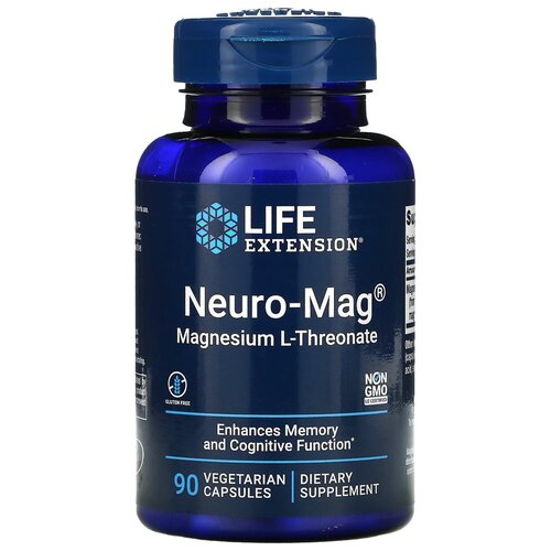   Life Extension Neuro-Mag Magnesium L-Threonate, 150 , 90 .   -     , -  