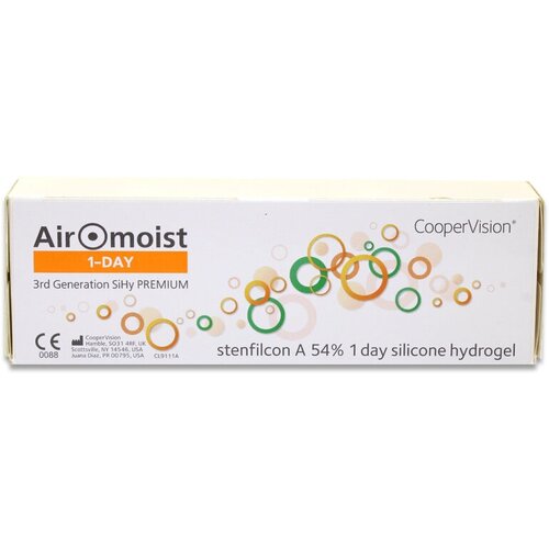    CooperVision Airomoist 1 Day Premium, 30 ., R 8,4, D +1   -     , -  