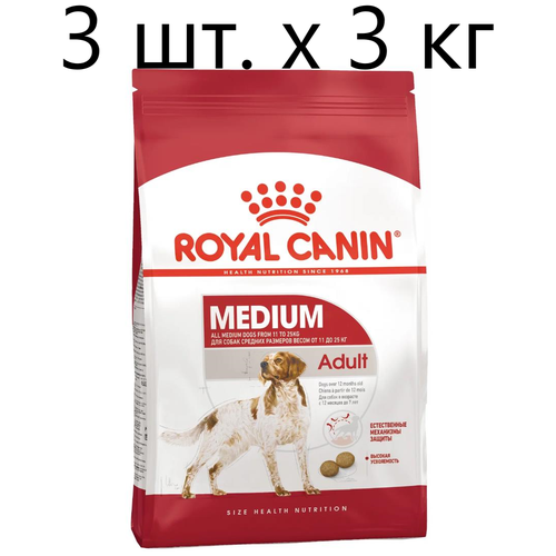      Royal Canin MEDIUM Adult   ,     , 3 .  3  (  ),  