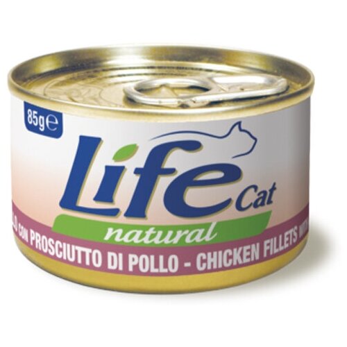  Lifecat chicken with ham         12  85   -     , -,   