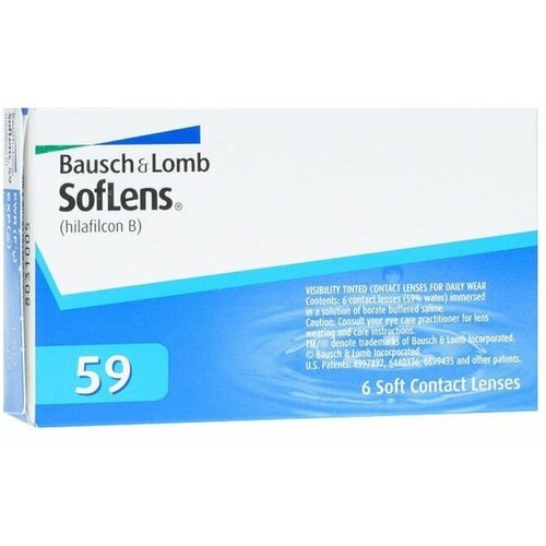    Bausch & Lomb SofLens 59, 6 ., R 8,6, D -7   -     , -  