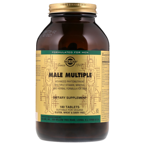 ���� Solgar Male Multiple ���., 500 ��, 680 �, 180 ��., ������ ������