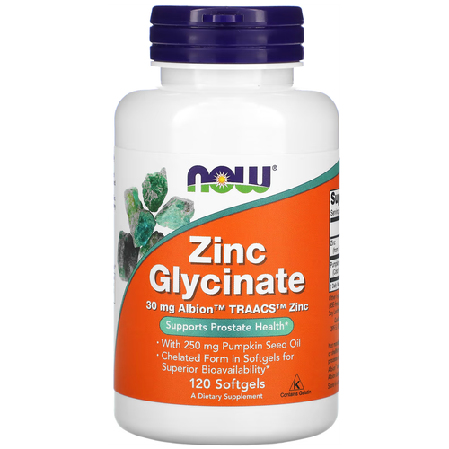   NOW Zinc Glycinate, 100 , 150 , 120 .   -     , -  