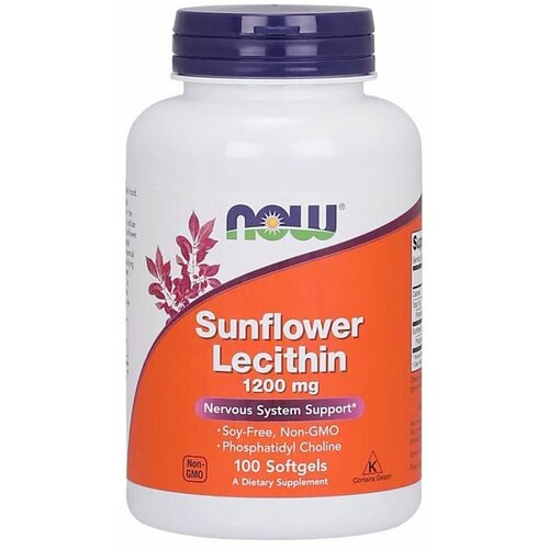 ���� NOW FOODS Sunflower Lecithin 1200 �� (������� �� �������������) 100 ������ ������ (Now Foods), ������ ������