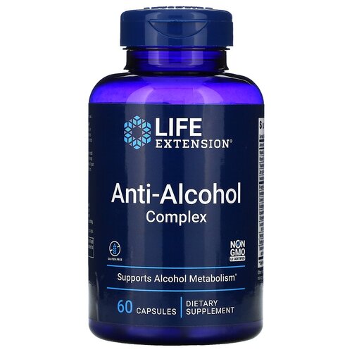   Life Extension Anti-Alcohol Complex, 100 , 60 .   -     , -  