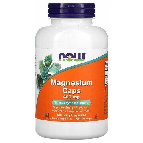  NOW Magnesium Caps 400 mg 180     -     , -  