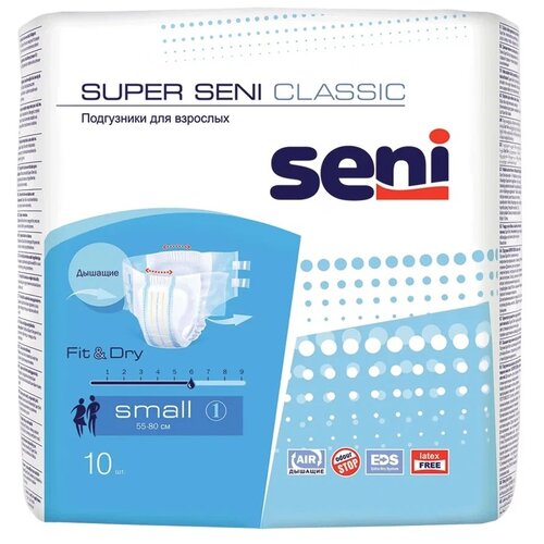 ���� ���������� ��� �������� SUPER SENI CLASSIC SMALL (������ 55-80 ��), 10 ��., ������ ������