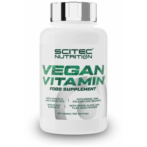 ���� Scitec Vegan Vitamin 60 tab, ������ ������