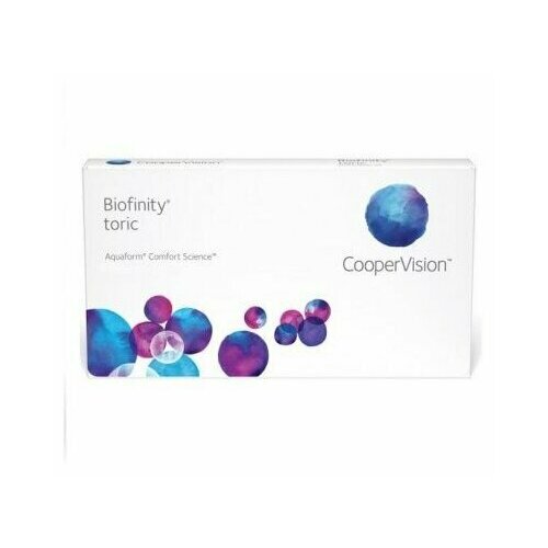    CooperVision Biofinity Toric., 3 ., R 8,7, D -0,75,CYL:-0,75,A:130, , 1 .,  