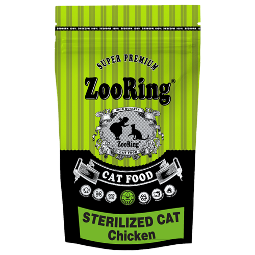     ZOORING STERILIZED CAT CHICKEN 350   -     , -,   