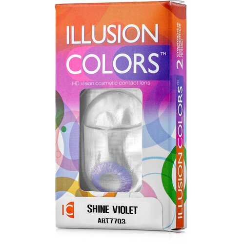    ILLUSION Colors Shine, 2 ., R 8,6, D -1, violet   -     , -  