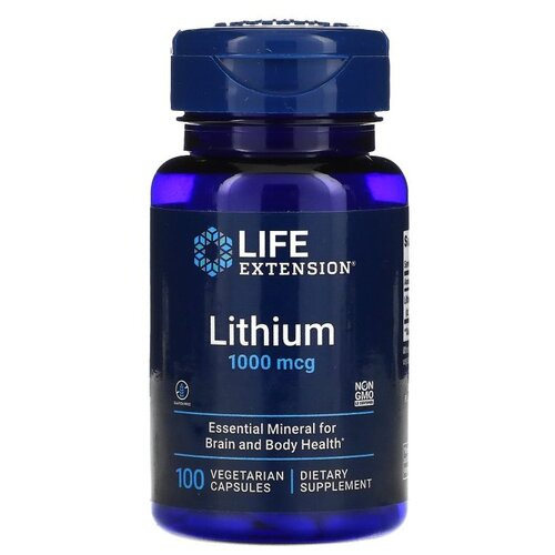   Life Extension Lithium, 50 , 1000 , 100 .   -     , -  