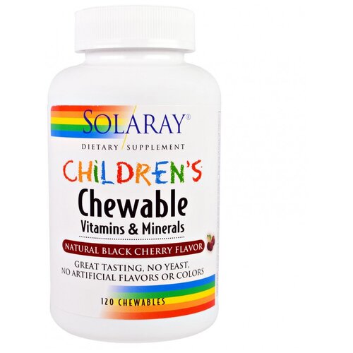   Solaray Children's Vitamin & Minerals, 100 , 120 .   -     , -  