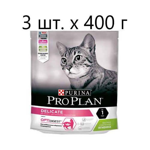      Purina Pro Plan DELICATE ADULT OPTIDIGEST   ,  , 3 .  400    -     , -  