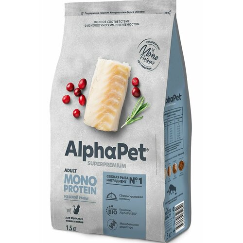  ALPHAPET SUPERPREMIUM MONOPROTEIN 1,5          3    -     , -  