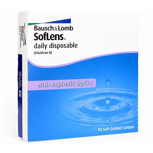    Bausch & Lomb Soflens Daily Disposable, 90 ., R 8,6, D -9,  