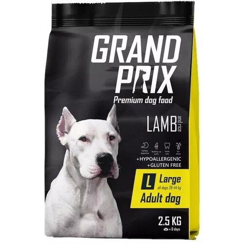         Grand Prix Large Adult Lamb and Rice     2,5 .   -     , -,   
