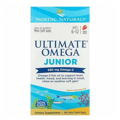  Nordic Naturals Ultimate Omega Junior (680 ) 90 -   -     , -  