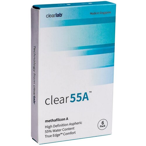    Clearlab Clear 55A, 6 ., R 8,7, D -12, , 1 .   -     , -  