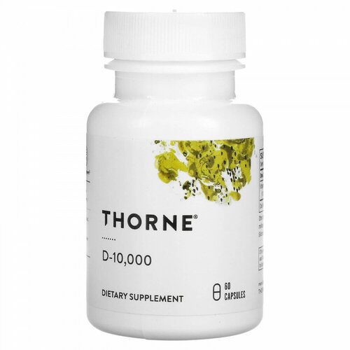 ���� ������� � 3, D-10000, Vitamin D, Thorne Research (60 ������), ������ ������