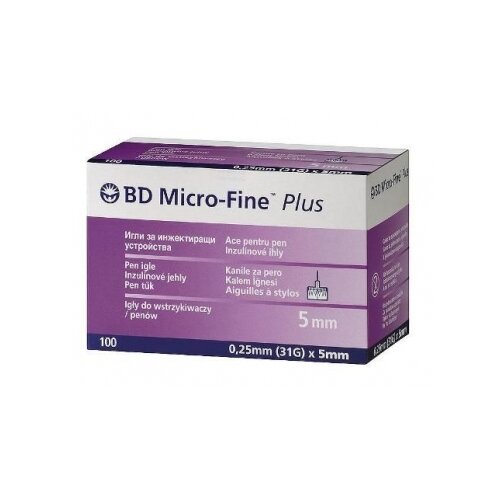    - BD Micro-Fine Plus, 5  x 0.25 , : 31G, 100 .   -     , -  