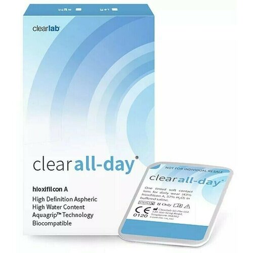    Clearlab Clear All-day, 6 ., R 8,6, D +3,75, 1 .   -     , -  