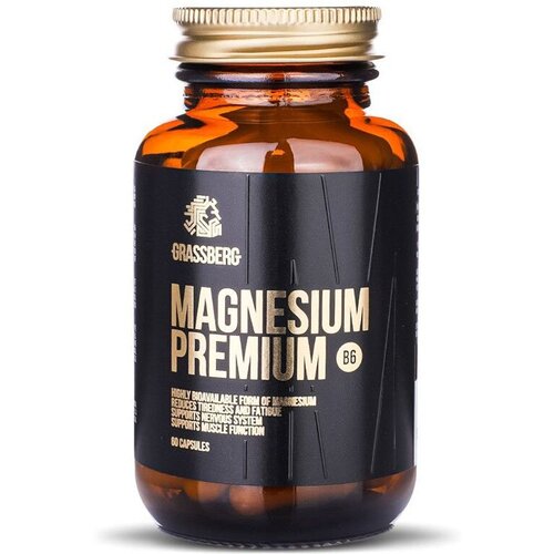  Grassberg Magnesium Premium B6 ., 60 .   -     , -  